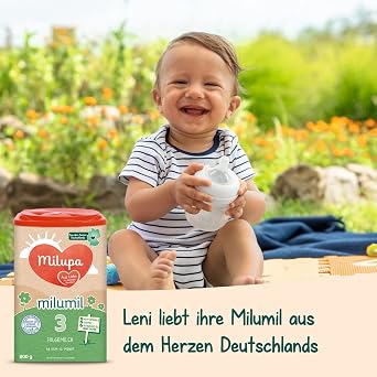 milupa milumil 3 - follow-on milk - baby milk powder - after 10th month - matching companion for introducing solid foods with important nutrients - palm oil free - 1 x 800g