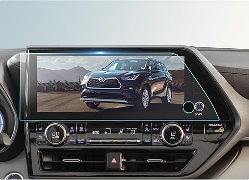 Miniatura 8 de Protección de Pantalla para Auto [2 Piezas] 12.3" para Toyota Grand Highlander 2024 2025 2026 Protector de Pantalla para Toyota Grand Highlander