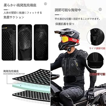 バイクウェア・装備 BOSS バイクジャケット メンズ プロテクター付き メッシュ 通気