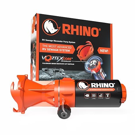 Camco Rhino Camper and RV Sewage Macerator Pump Kit Camco Rhino Camper and RV Sewage Macerator Pump Kit