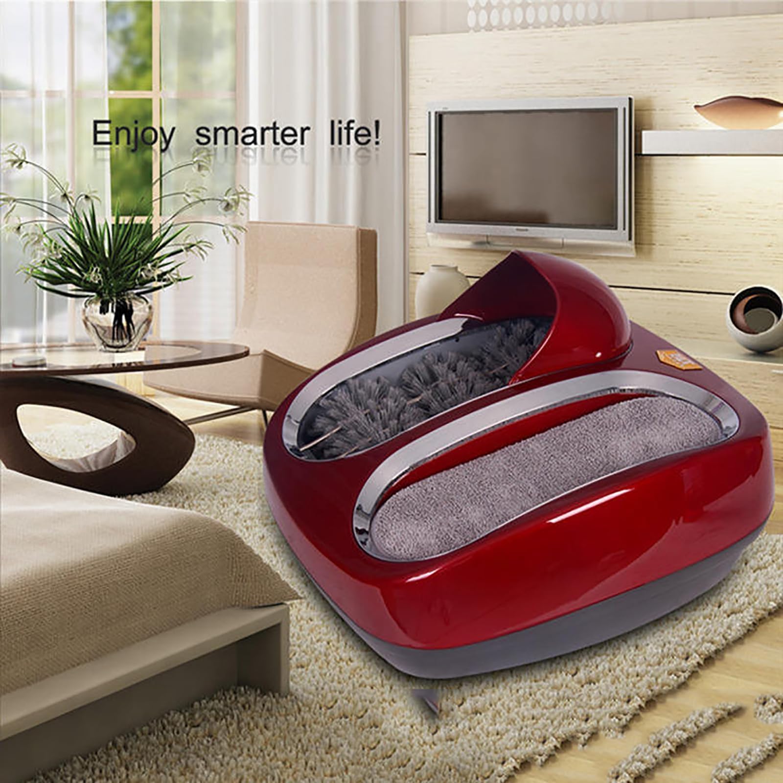 Máquina automática de limpieza de zapatos, pulidora de brillo de zapatos con sensor, no necesita cubiertas, ideal para hoteles y edificios comerciales, solución de limpieza eficiente y cómoda