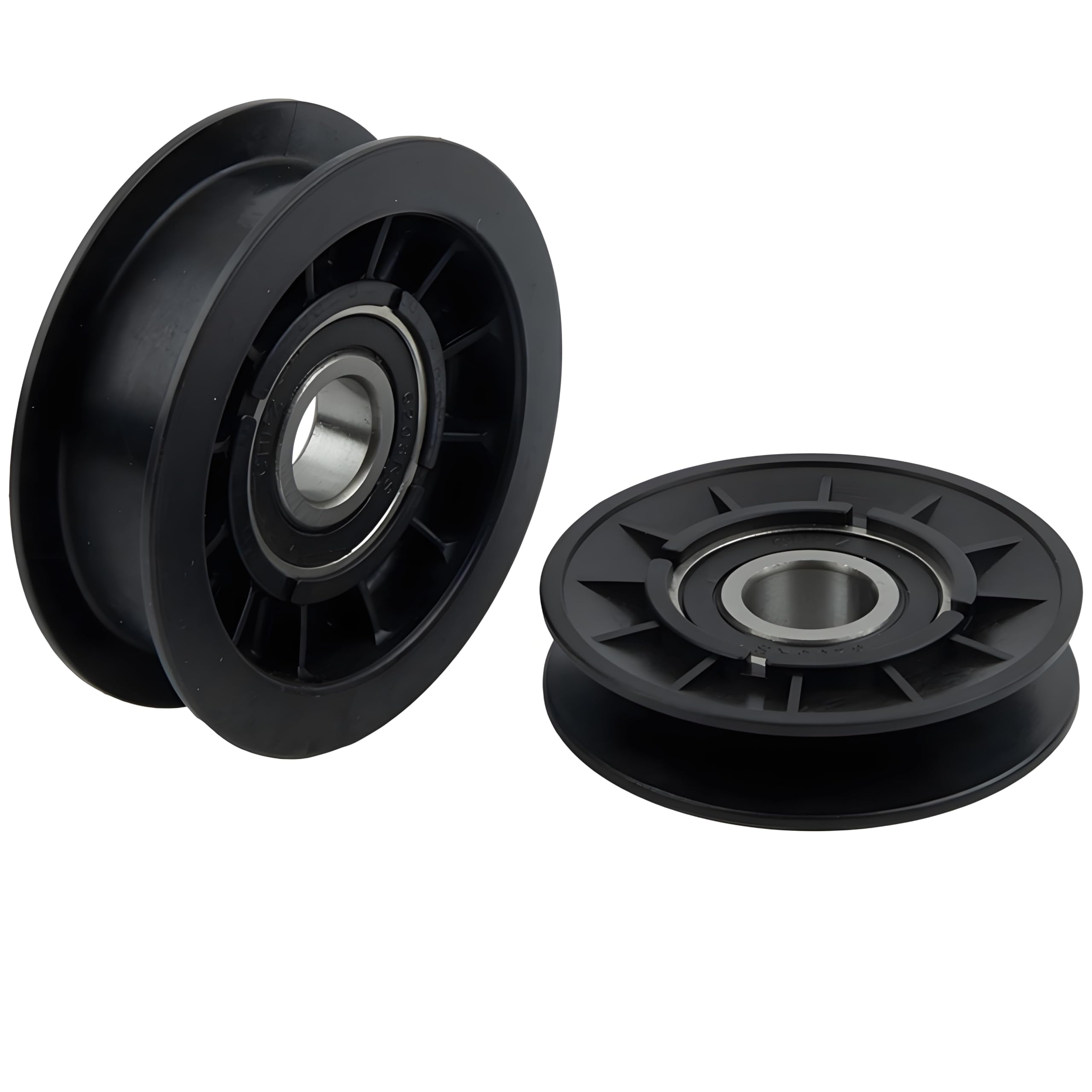 GX20286 GX20287 - Puleggia di ricambio V-Idler e kit puleggia piatta compatibile con John Deere D140 D130 D100 LA175 LA140 LA135 L130 L111 L2048 102 105 155C 102 102 100 5 108. 125 145 7760 S100 S110