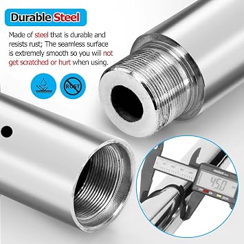 Dancing Pole Kit for Home - Heavy Duty Steel Spinning & Static Fitness Pole for Dance Studio