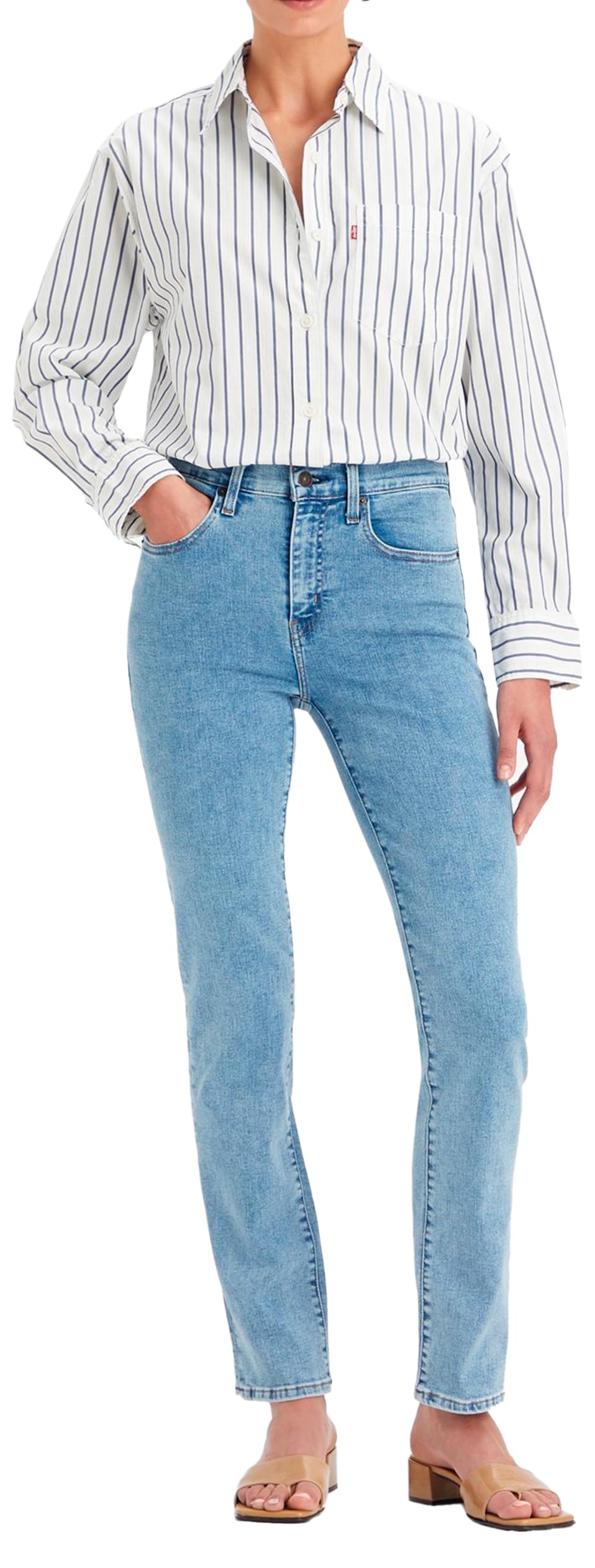 Levi's 724 High Rise Straight Jeans Donna