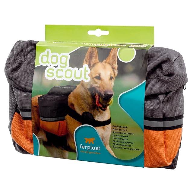 Foto 3 de 5 de Ferplast Zaino cani medio grandi resistente imbottito riflettente Ferplast DOG SCOUT