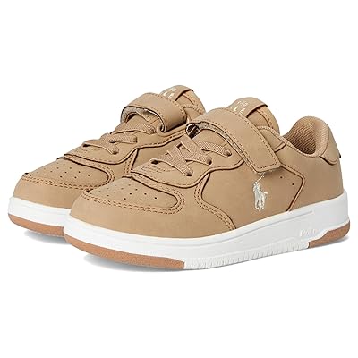 Polo Ralph Lauren Kids Masters Court Ps (Toddler) Kids Shoes Khaki