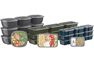 Bentgo 60-Piece Meal Prep Variety Kit with Reusable Food Containers