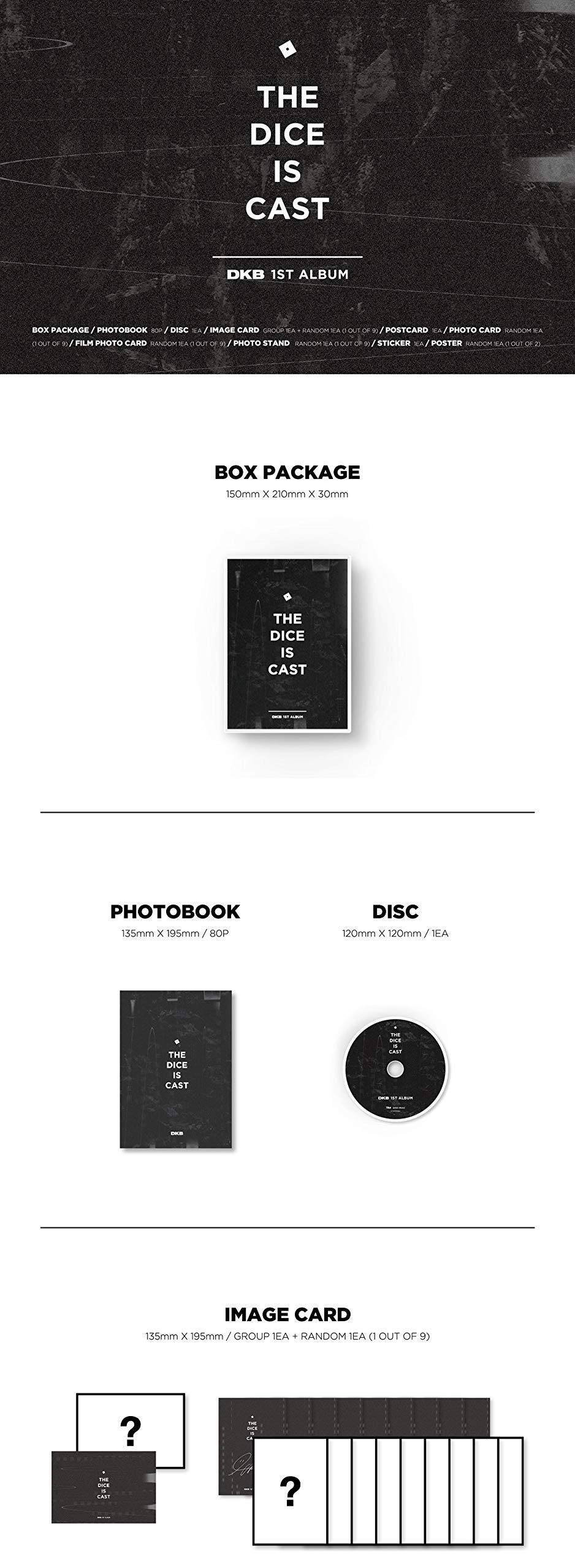 Amazon.co.jp: DKB (ダークビ) - The dice is cast (The 1st Album