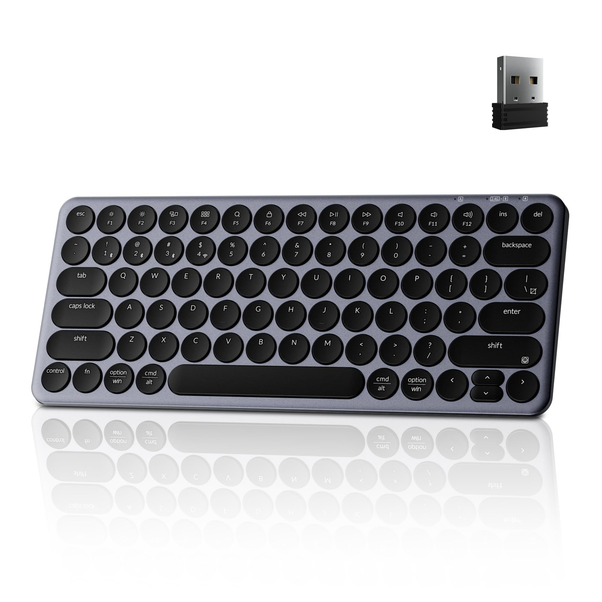 Teclado mecánico B3 Pro Keychron ultrafino con conexión Bluetooth 5.2 estable 8