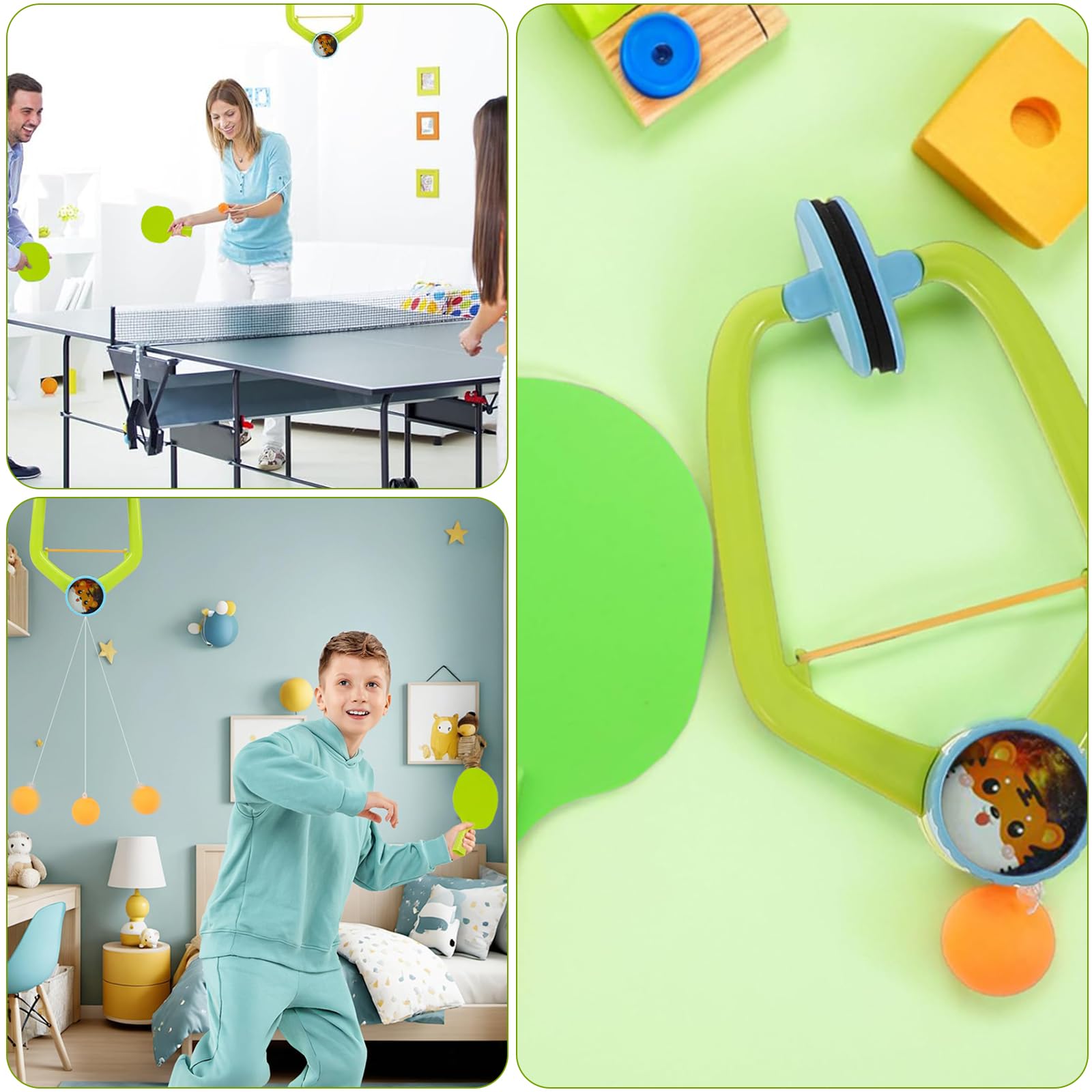 Set di Allenatore da Ping Pong, Ginnico da Set Ping Pong Indoor Hanging Regolabile, Allenamento per Sospeso, Door Game Accessori per Il Tennis da Tavolo
