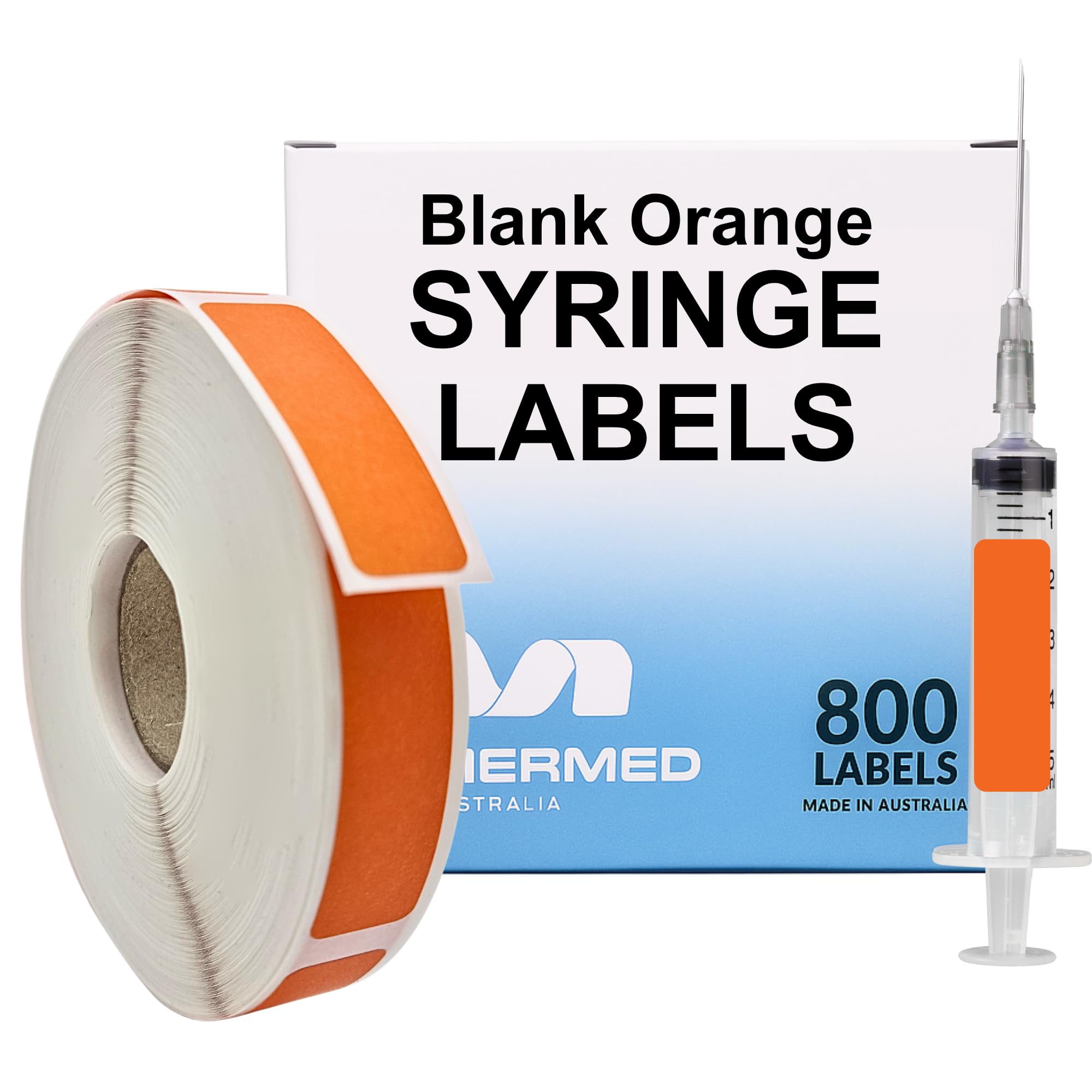 Blank White Medical Syringe Labels, 12mm x 40mm (0.5" x 1.5") 800/Roll – Write-On, Latex-Free Adhesive, Easy-Dispense Box — Amazon image 8