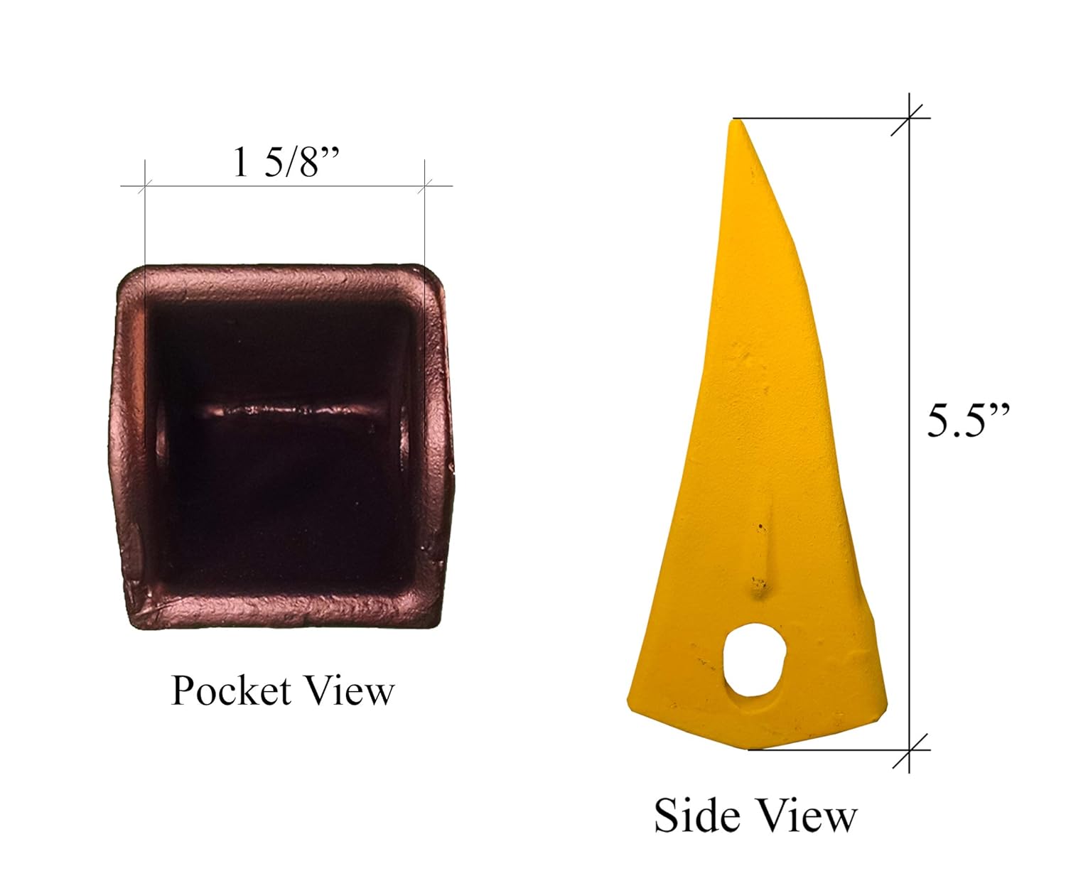 Backhoe/Skid Bucket Teeth - 230HX, 230HXL, 23, 230, 230S (10)