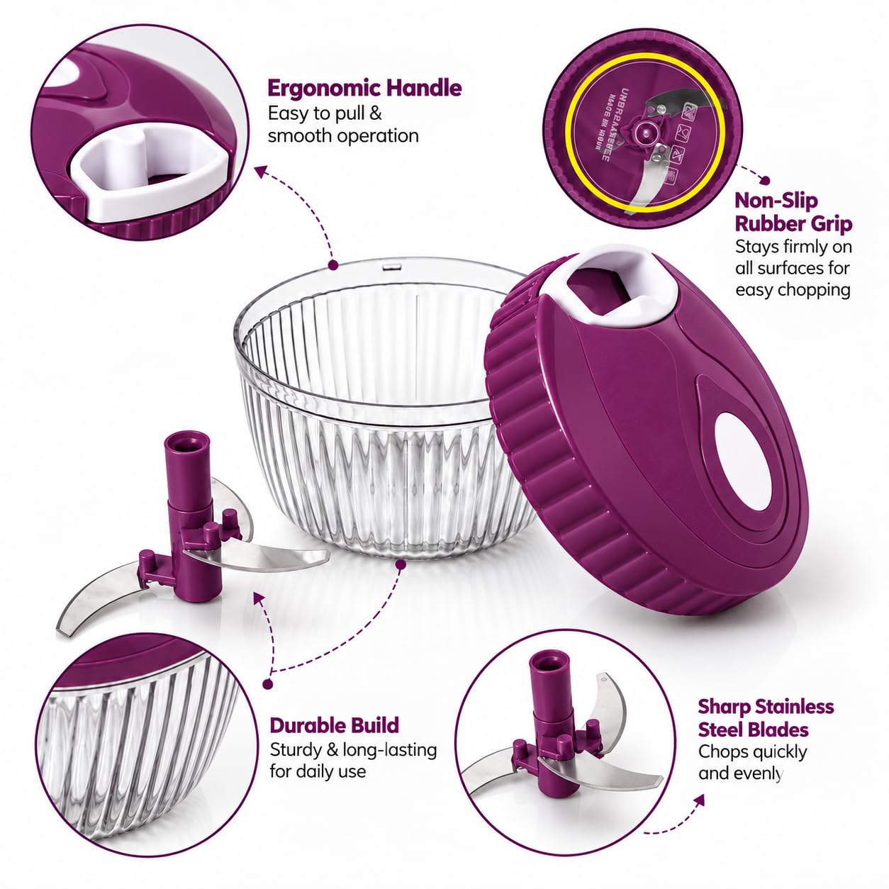 Nirency Vegetable Chopper - Quick & Easy Prep -3