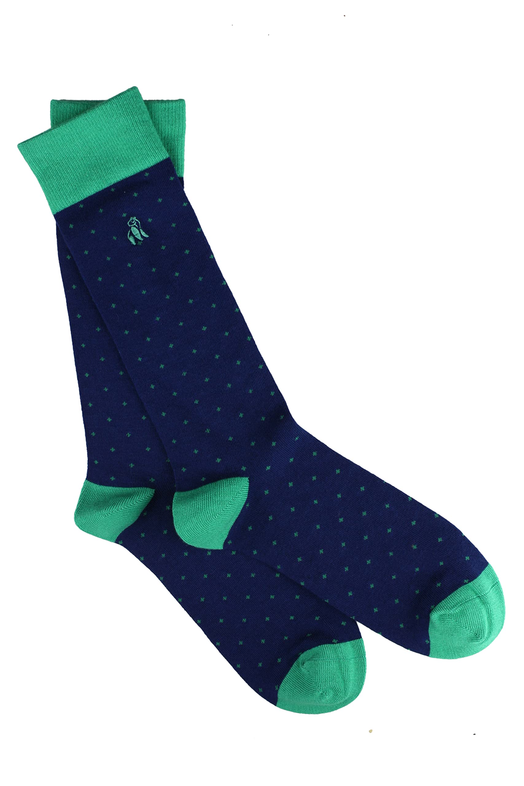 Swole Panda Bamboo Socks UK7-11 - Spotted Green