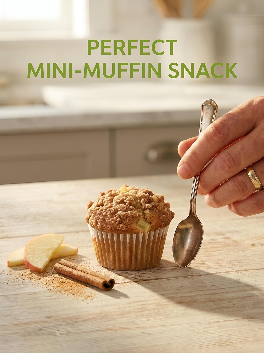 Otis Spunkmeyer Individually Wrapped Smaller Portion Muffins, 2.25 Ounce, 24 Per Pack (Apple Cinnamon)