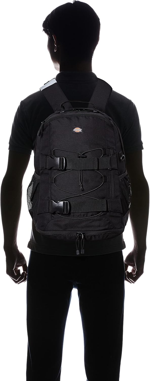Dickies Backpack DK Outline Logo Hollow Backpack, black (black 19-3911tcx), ＦＲＥＥ　ＳＩＺＥ