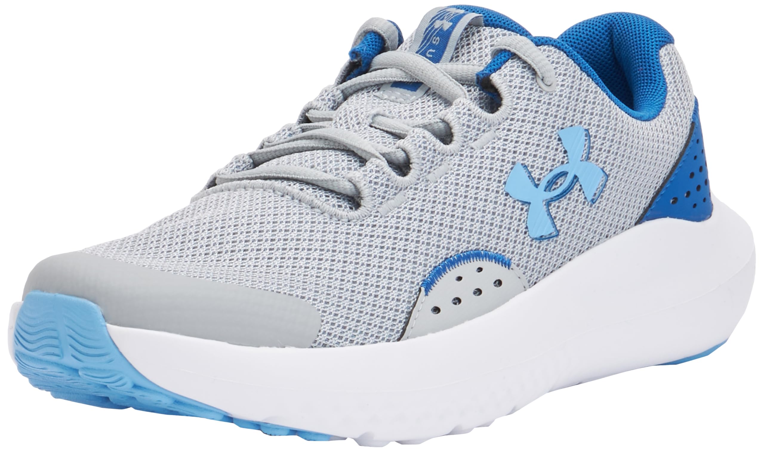 Under Armour Boy's UA BGS Surge 4, Running Shoes for Kids with Breathable Mesh, Boy's Trainers for Sports, Athletics, PE and More, Children's Shoes with Cushioning