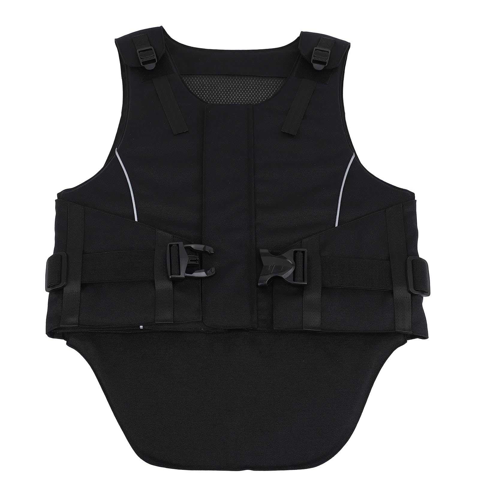 Tbest Gilet équestre rembourré en mousse de sécurité absorbant les chocs pour l'équitation, les courses en plein air