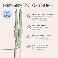 Vista 3 de Nori Press Plancha de Vapor de Viaje - Plancha de Mano con Función de Vapor Opcional - Sin Necesidad de Tabla de Planchar - Fácil de Usar con 6