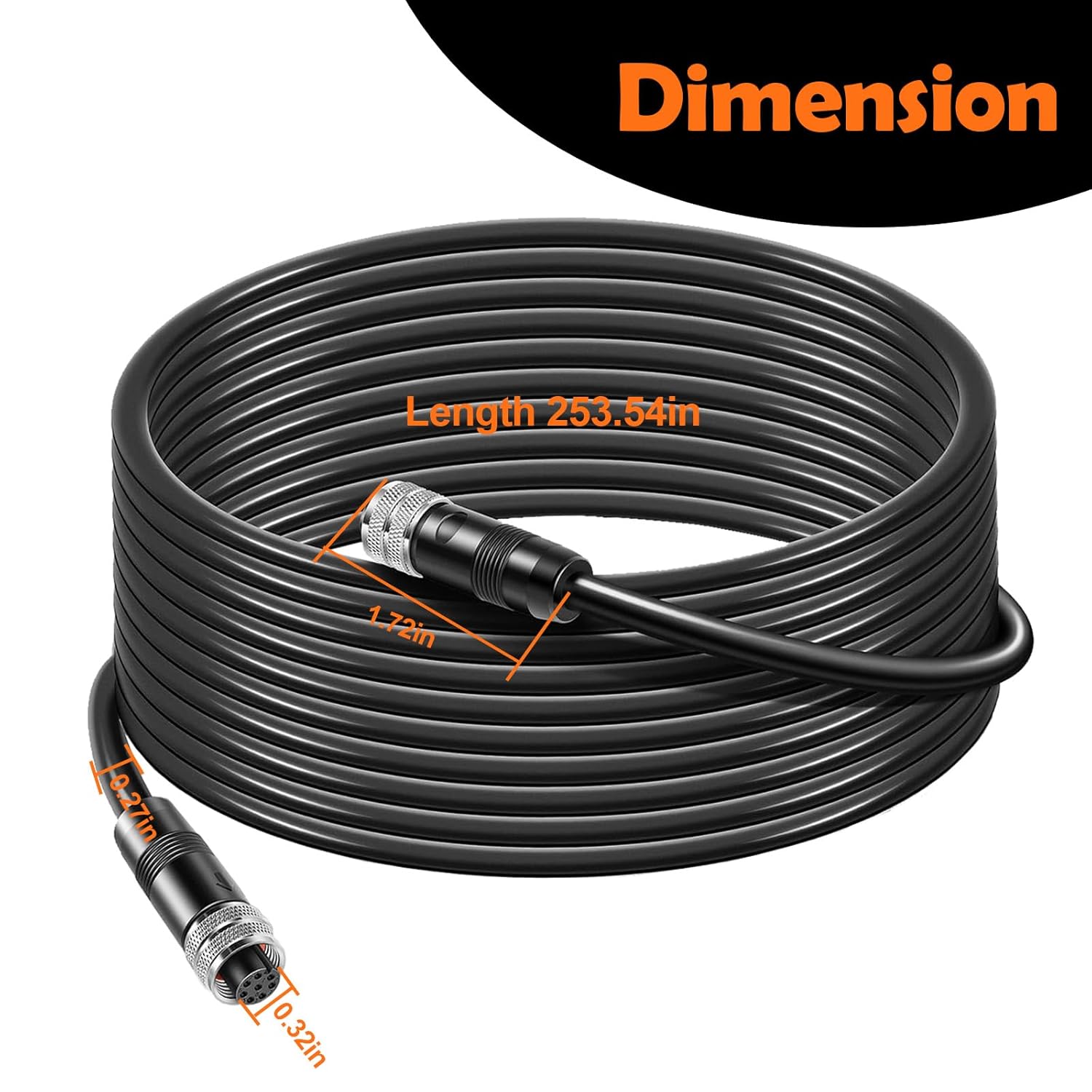 YMT Replacement for Humminbird 720073-3 AS EC 20E Ethernet Cable (AS EC 20E 20Feet)