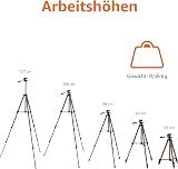 Amazon Basics - Treppiede per Fotocamera 127cm, Leggero, con Borsa, Altezza Regolabile, per Fotocamere DSLR, Champagne - 4