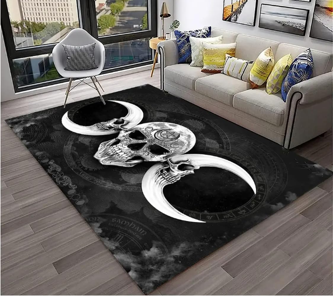 Tapis horreur sorcellerie ouija tarot gothique 60x90
