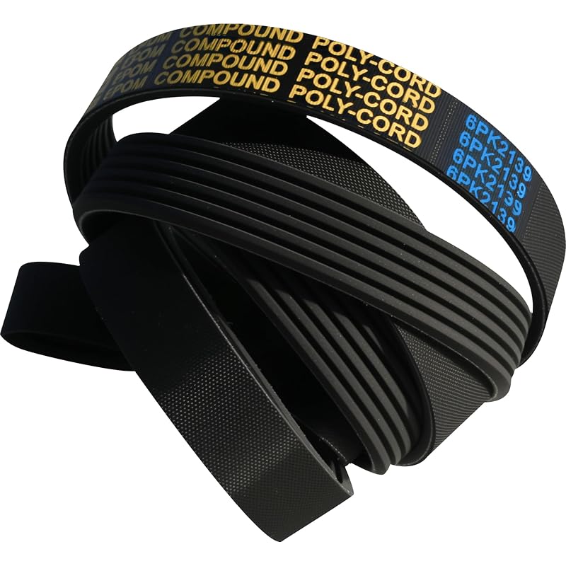 Correia Serpentina ROKMBO 6PK2139 6PK 2139 mm em EPDM – 1 unidade