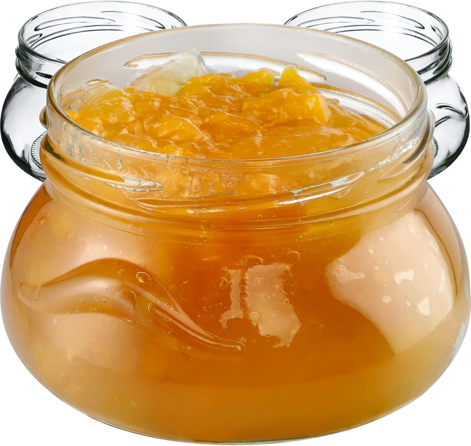 KADAX Small Preserving Jars, 300 ml, Miniature Jars for Honey and