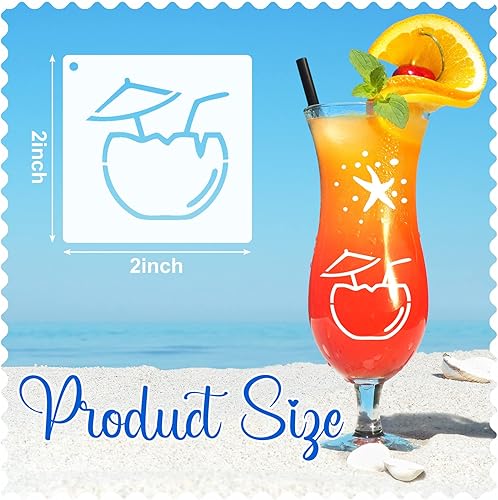 Miniatura 16 de 100 plantillas para pintar en madera, plantillas reutilizables, manualidades, plantillas de dibujo, papel de pared para bricolaje, álbumes