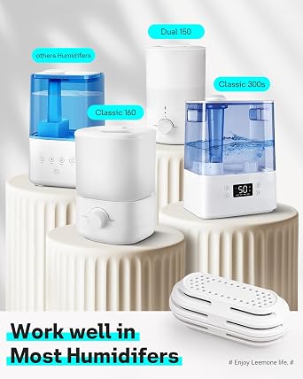 Leemone Demineralization Filter for LEVOIT Top Fill Humidifiers, 4 Pack