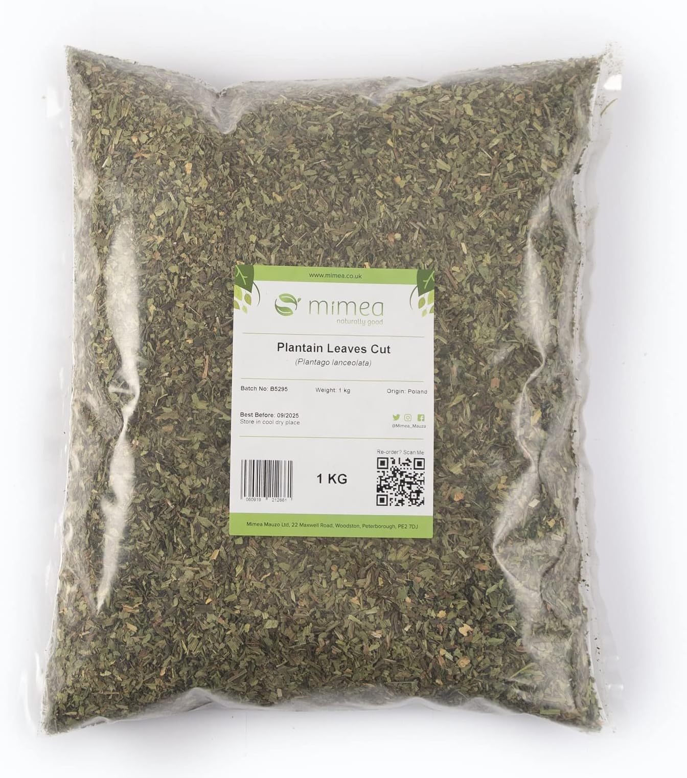 Plantain Leaves Cut from Mimea 1kg