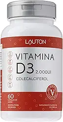 Vitamina D3 Colecalciferol 2000 Ui - 60 Caps Lauton