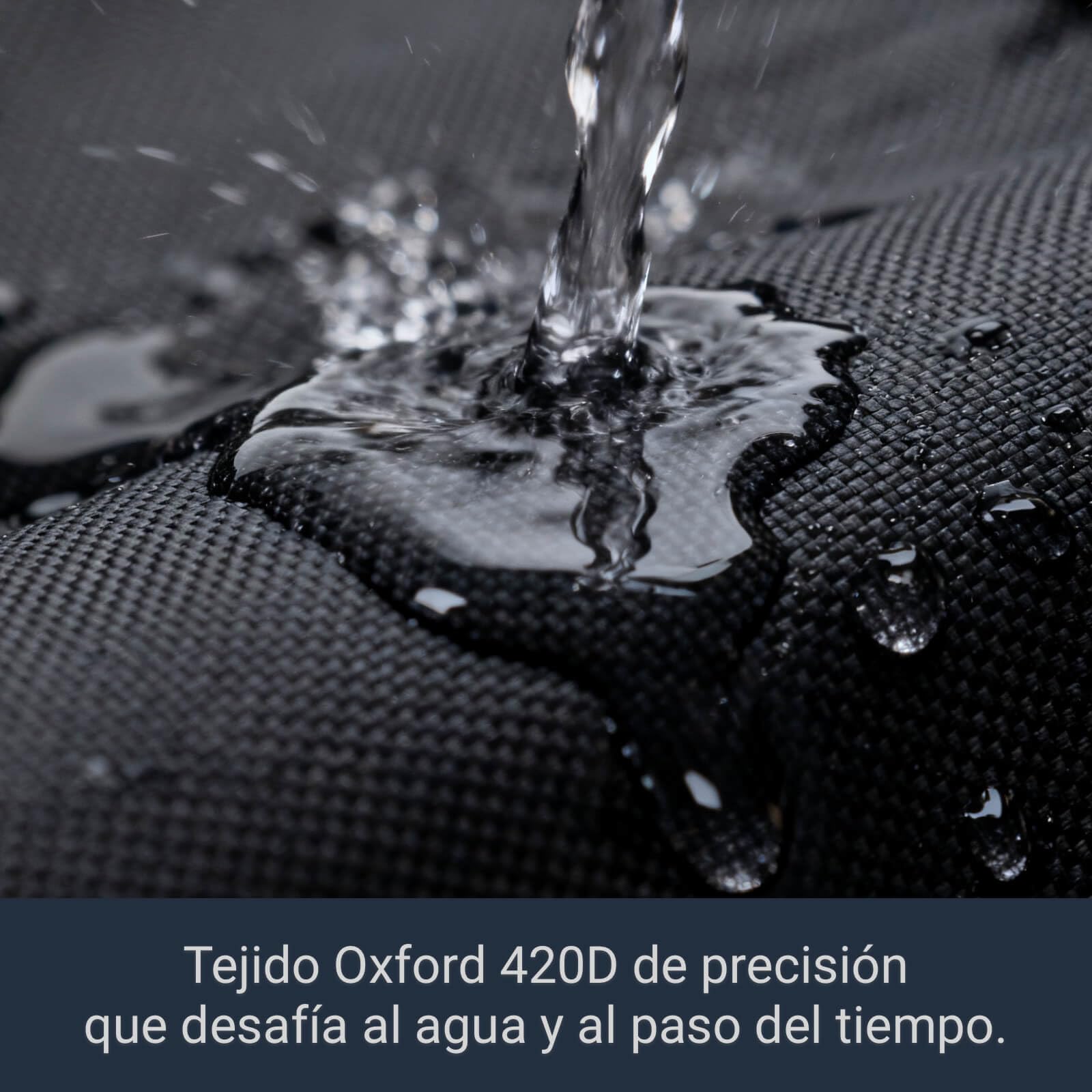 AWNIC Funda para Mesa Exterior Impermeable, Resistente a los Rayos UV y a los Desgarros Funda Protectora Muebles Jardin 420D Oxford Funda Mesa Jardin 150x120x71cm