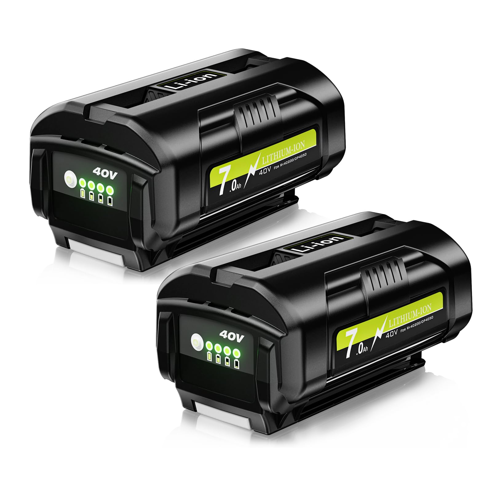 2Pack 4.0Ah Replacement for Ryobi 18V Battery Compatible with Ryobi 18 Volt Lithium ONE+ Plus Battery P102 P103 P104 P105 P107 P108 P109 PBP002 PBP003 PBP004 PBP005 PBP006 Cordless Power Tools — view 9