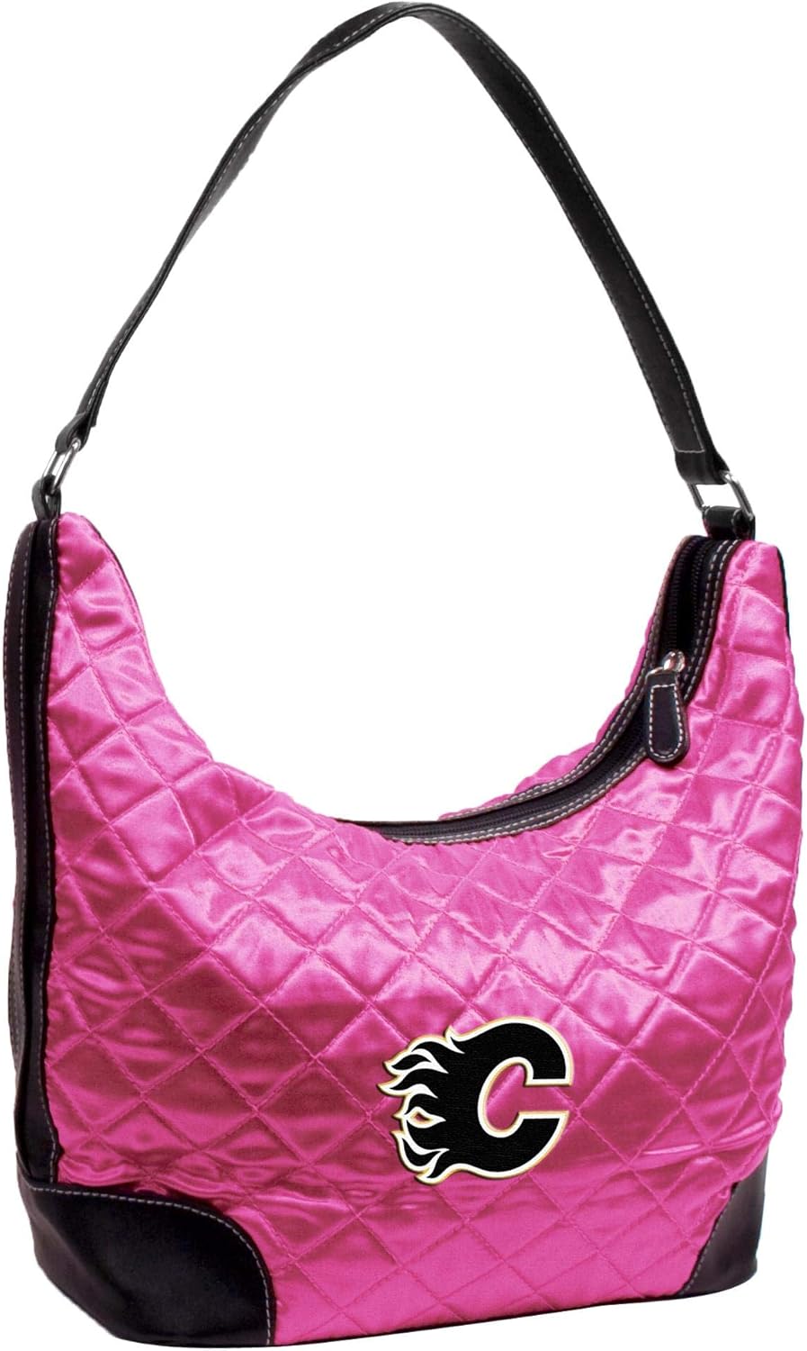 Littlearth NHL Calgary Flames Quilted Hobo, One Size, Team Color
