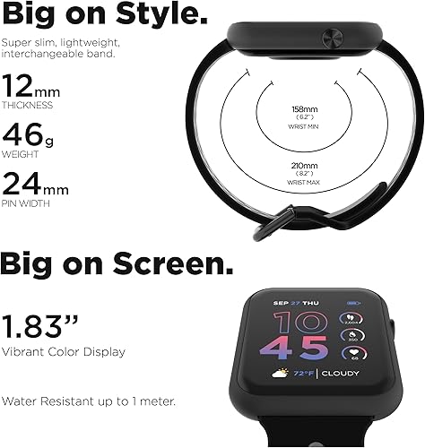 Miniatura 2 de iTouch Air 4 Smartwatch - Fitness Tracker, Heart Rate Monitor, Customizable Watch Face - Activity and Calorie Tracker - 100+ Sports Modes -