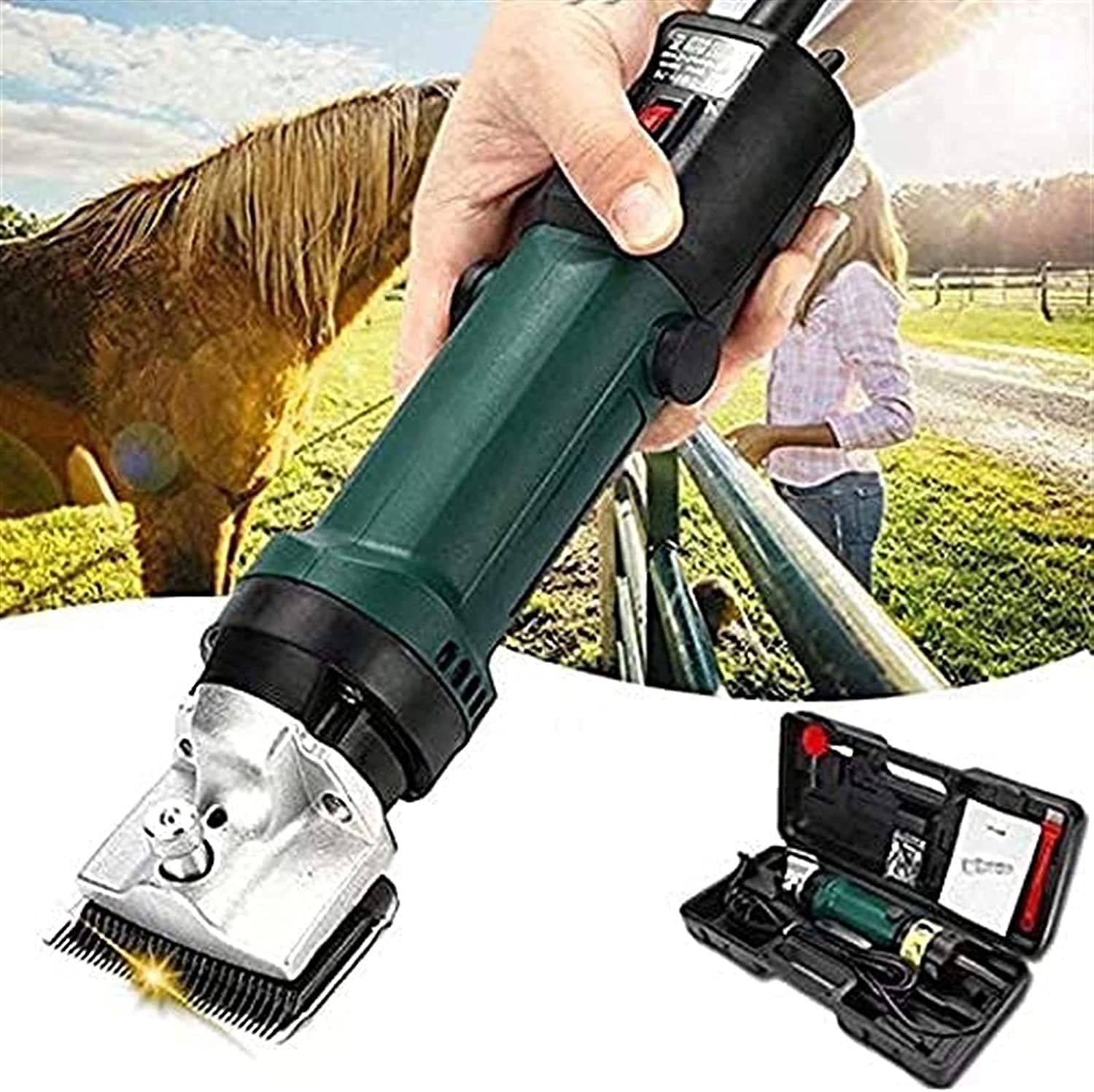 Horse Shears Professional Electric Clipper Shearing Machine 320W & 6 Mode Adjustable Horse Grooming