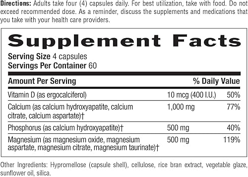 Miniatura 3 de Country Life Calcio y magnesio - con complejo de vitamina D - 240 cápsulas vegetales