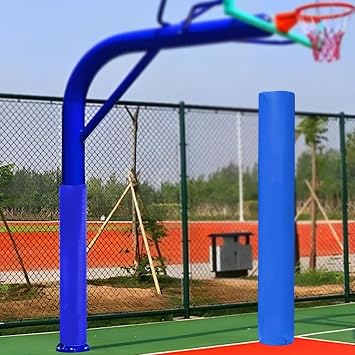 Round Pole Safety Padding to Dia 3 4 5 6 7 8 9 10" Post, UV-Resistant Pole Pads for Round Cement Poles in Parking Garage, Basement/Gym/Playground Wrap Around Garage Pole PadsH - 2ft,Dia 4in