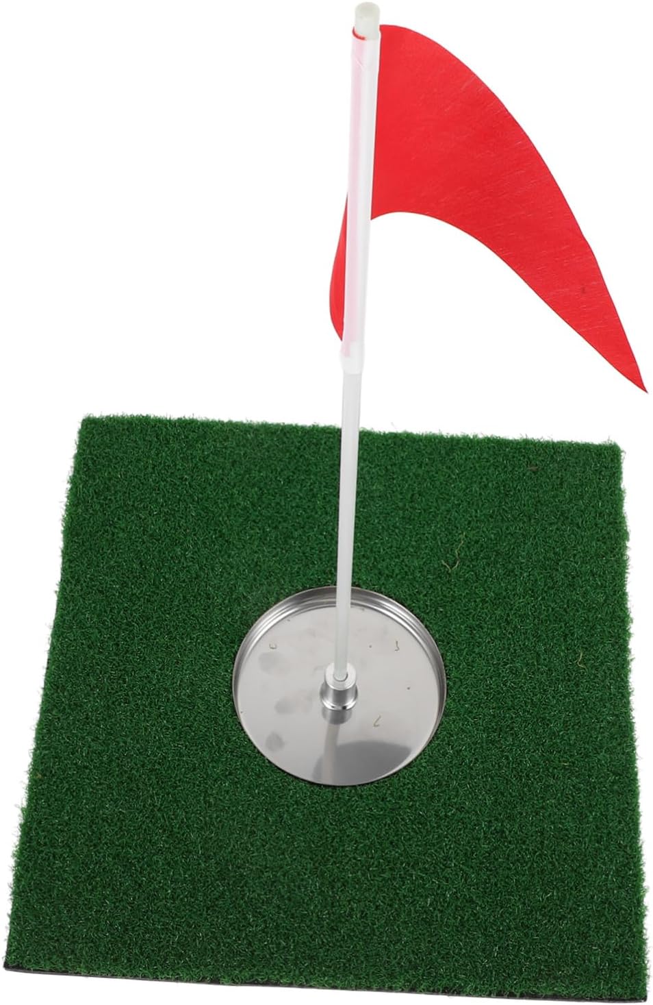 WOONEKY Golf Practice Mat Putter Cup Training Aid Regulation Hole Cup Indoor Golfing