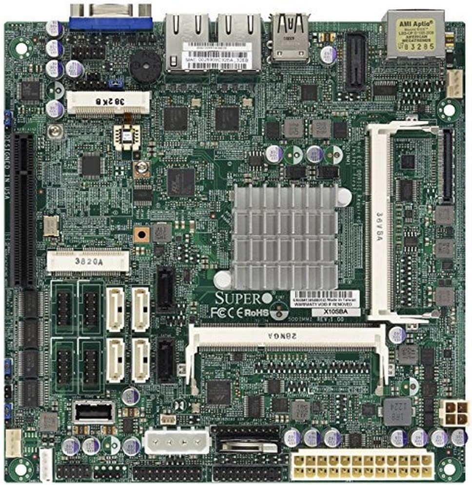 Supermicro Mini ITX DDR3 1333 NA Motherboards X10SBA-O