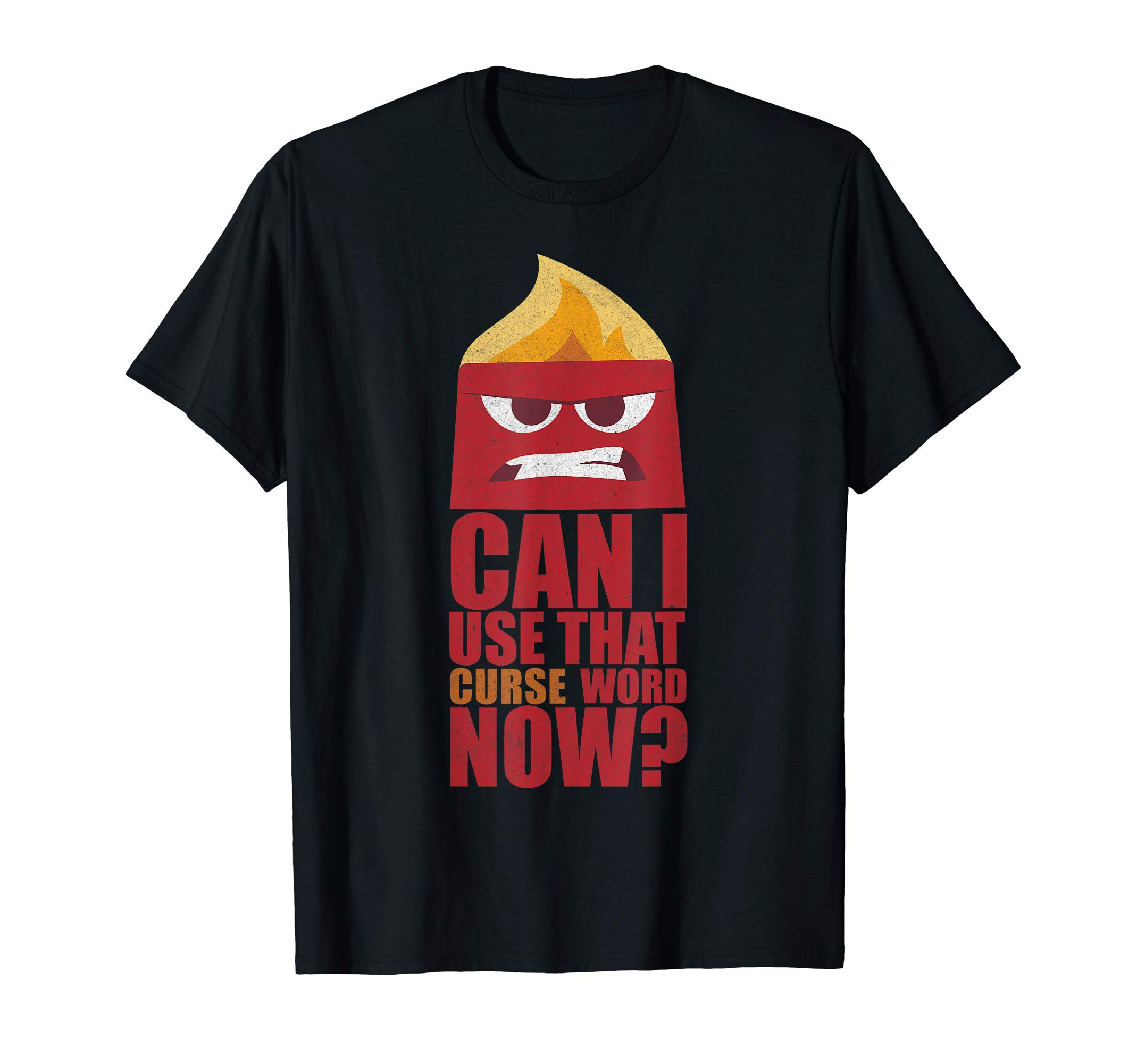 DisneyPixar Inside Out Anger Can I Use That Curse Word Now? T-ShirtOEKO-TEX STANDARD 100