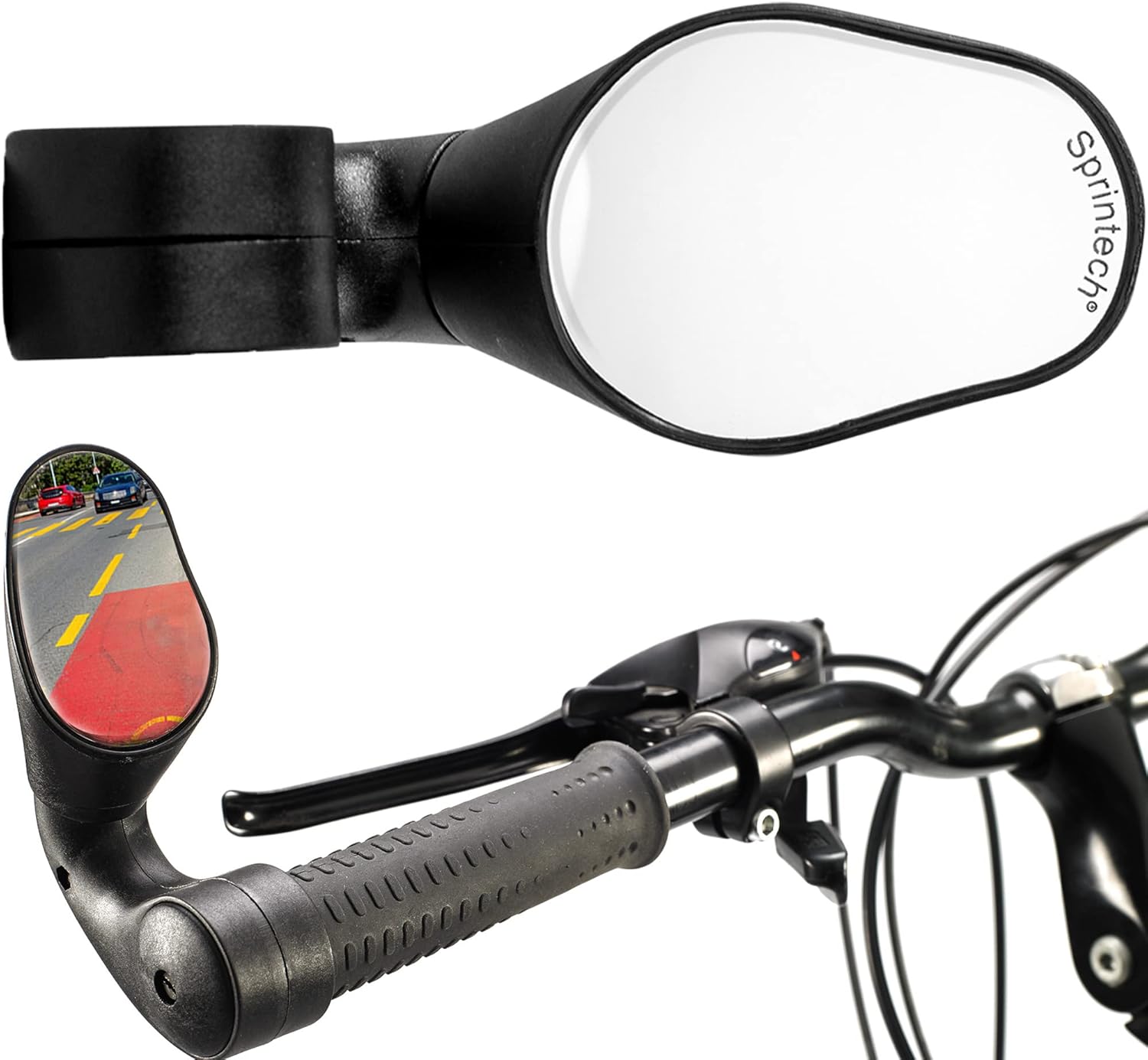 Sprintech Citytech Bar Mirror Pair Blk Bike Mirrors
