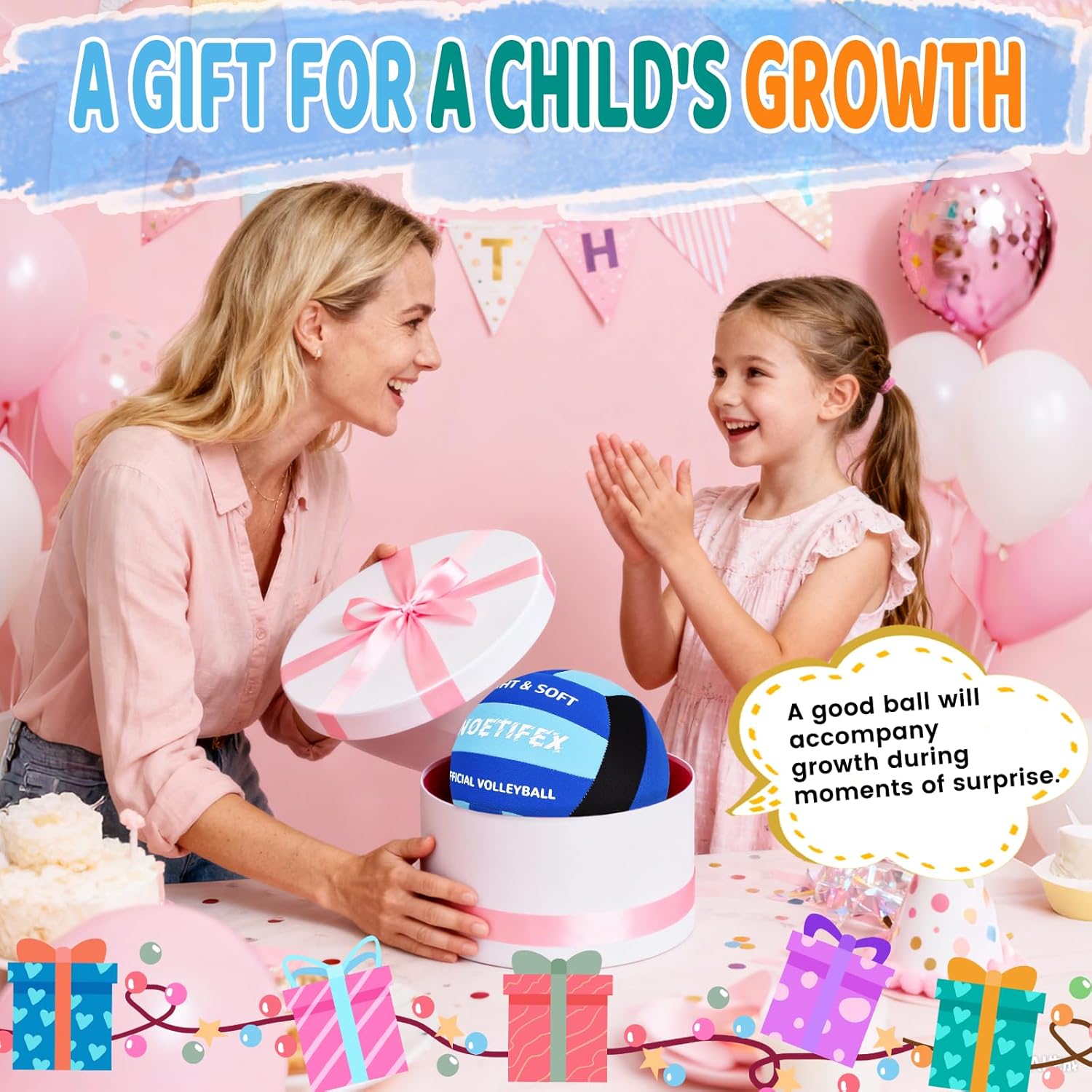 Soft Volleyball-Super Soft Fabric Light Volleyball for Indoor Practice Safe and Quiet Kids Youth Beginners House Yard Training Practice Games(Deflated) - Image 7