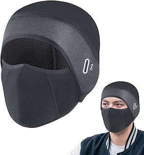 [Zqkimzi] 防風対策済み スキー用 マフラー 兼 スカーフ - ソフトロッカーフリース保護機能 | 冬季専用 顔面 ウォーマー | 男女兼用 で スキー フィッシング ランニング 自転車 オートバイ ハイキング ウォーキング ワーク 対応