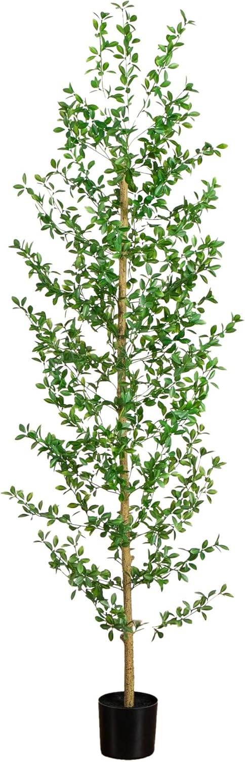 Nearly Natural 6ft Artificial Shady Lady Black Olive Tree - Mediterranean Decor - Indoor Fake Tree - Premium Materials