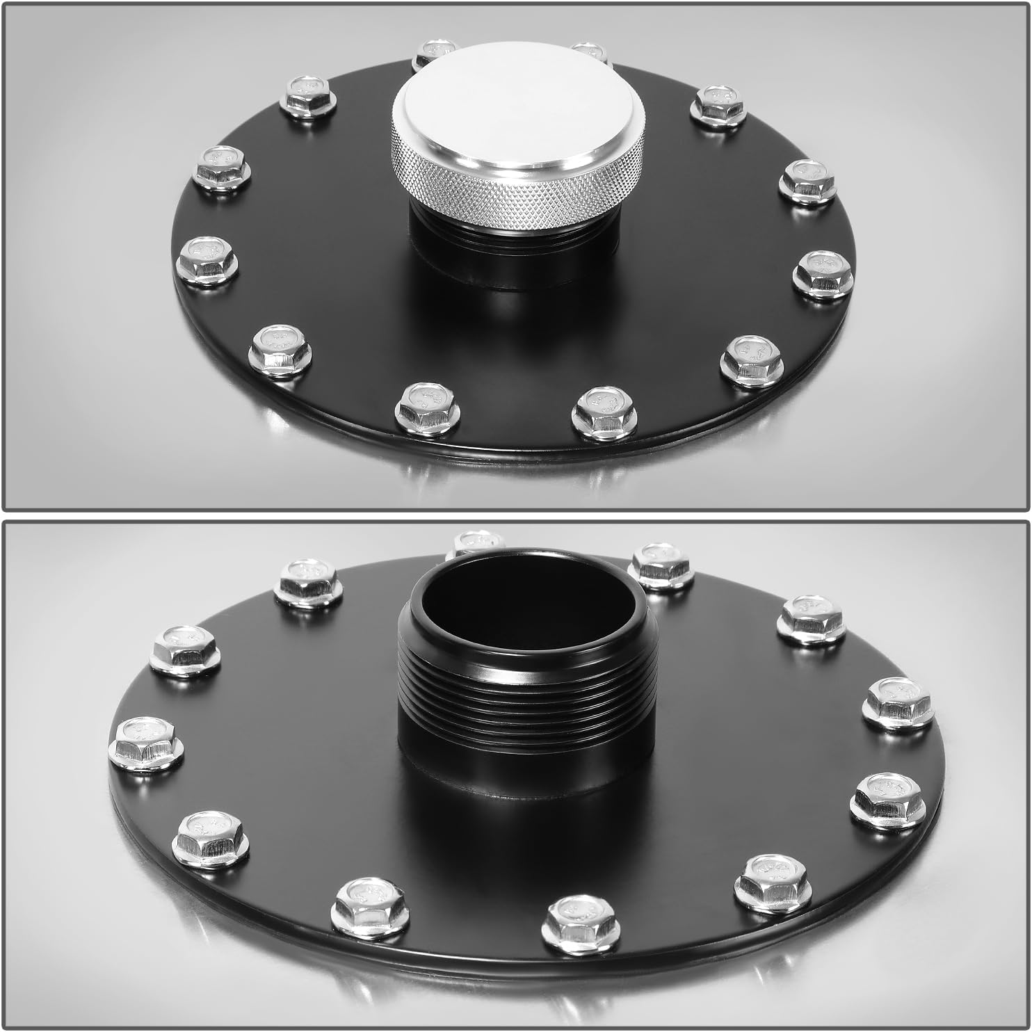 DNA MOTORING Aluminum Top-Feed Fuel Cell Gas Tank ALU-FT-RE-21G