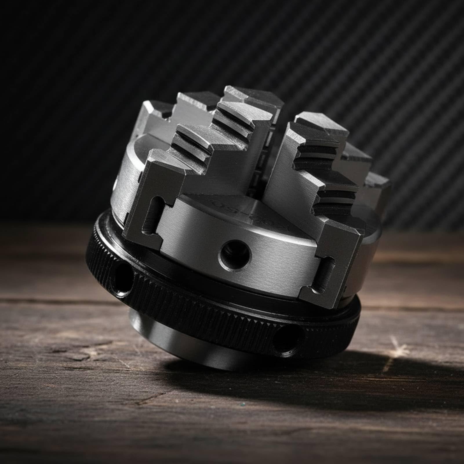 Lathe Chuck, madera Lathe Chuck 50 mm Mini, 50 mm mini 4 Jaw Reversible Auto centrado M14 Montaje de montaje de hilo Manual Chucks