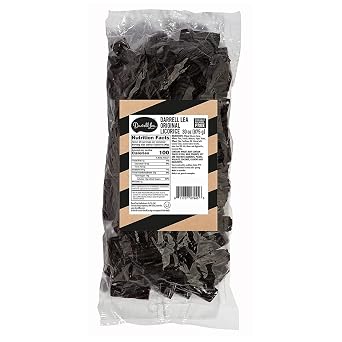 Darrell Lea Bulk Australian Licorice, Non-GMO, No Palm Oil, No High Fructose Corn Syrup, Soft & Chewy Licorice Candy, Made in Australia (1.925 Pound Bulk Bag, Original Black)