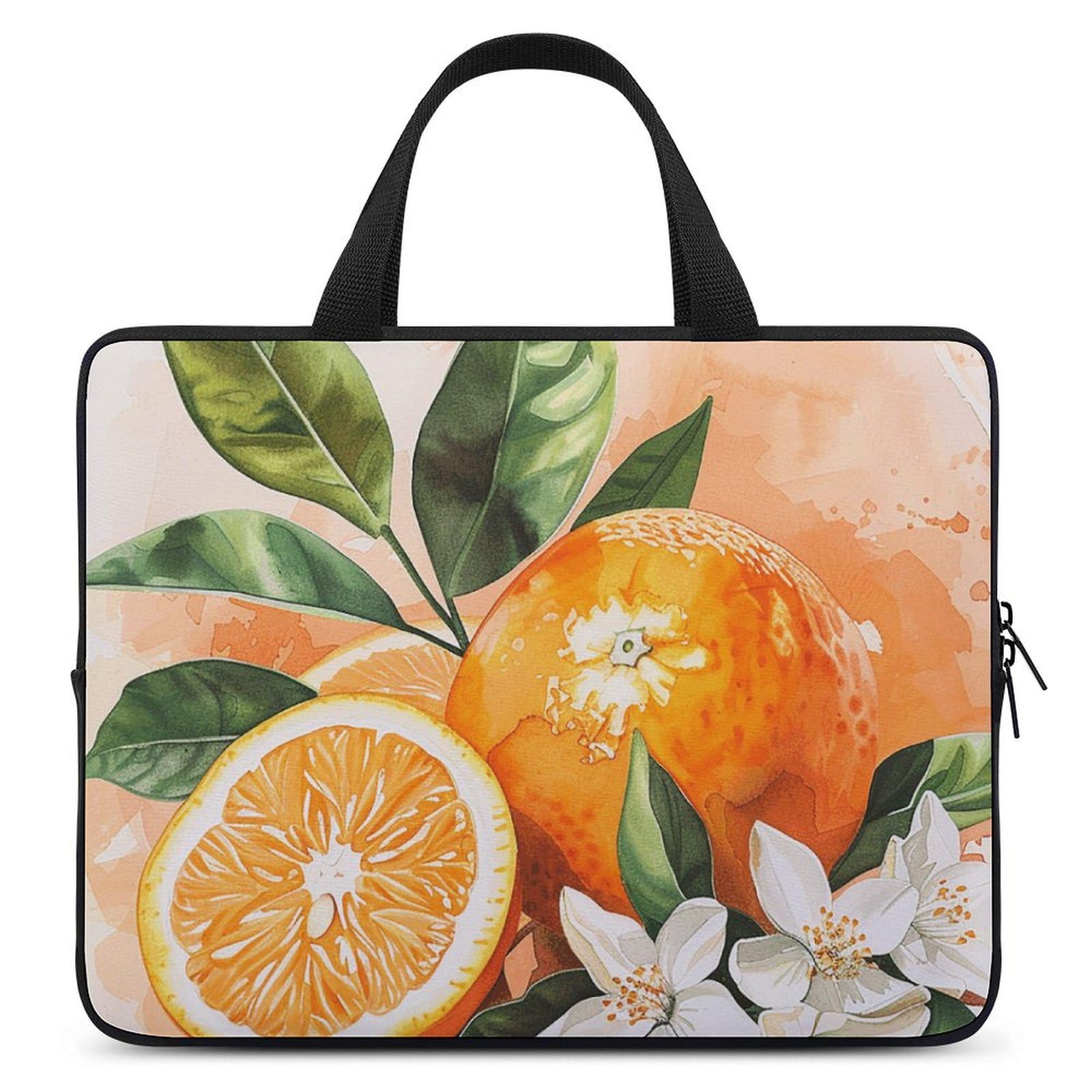 Sac ordinateur portable 13 motif tranche d'orange original et mixte - 6